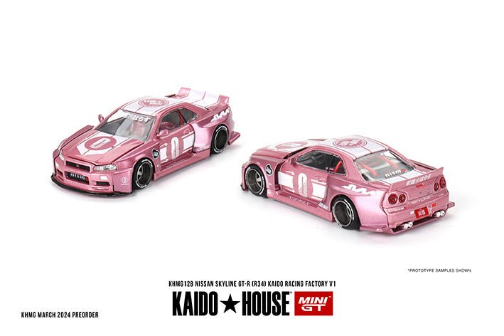 Mini GT
Kaidohouse Mini GT 1/64 Nissan Skyline GT-R (R34) KAIDO RACING FACTORY V1