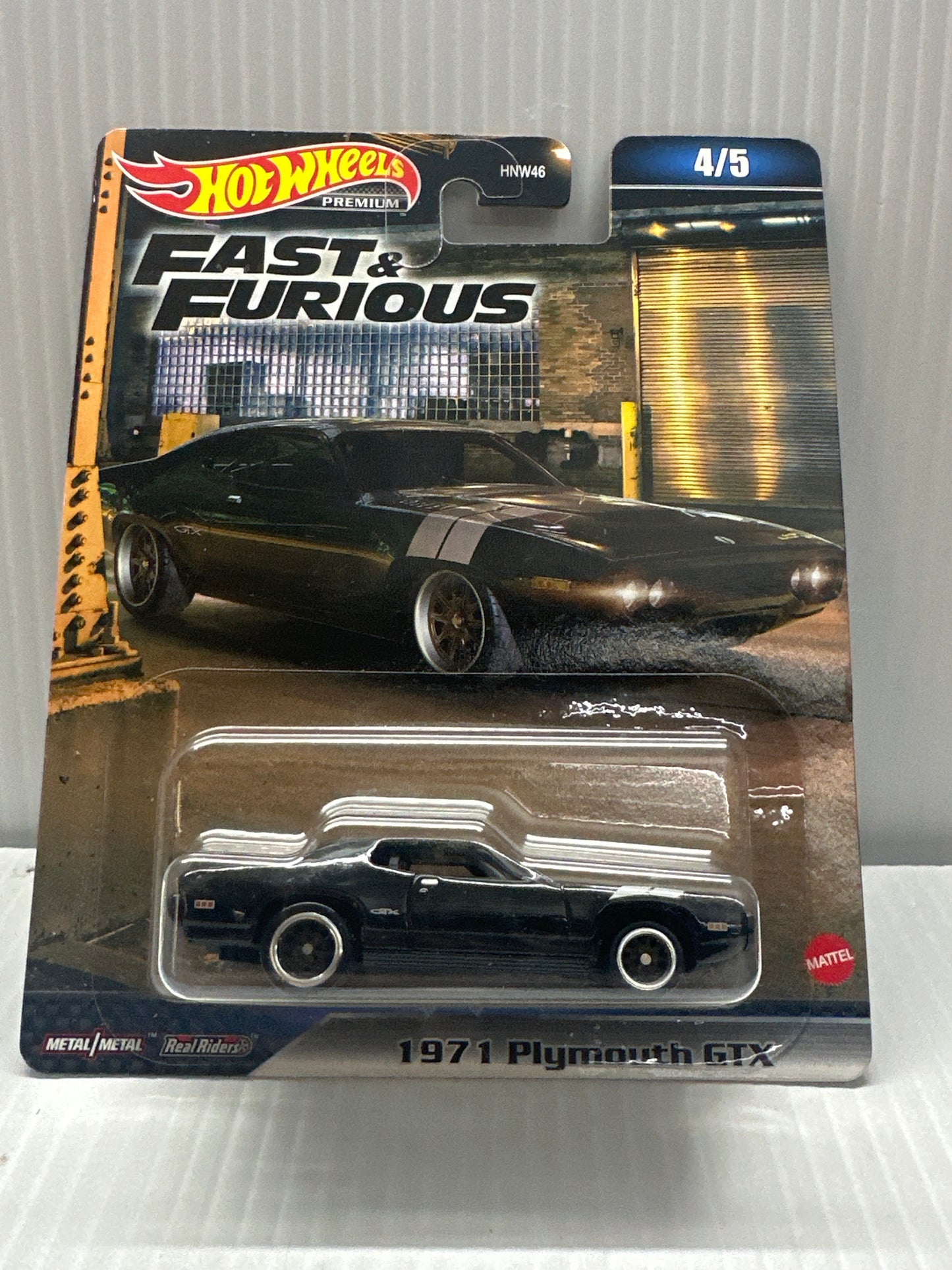 Hot Wheels 2023 Premium Fast & Furious 1971 Plymouth GTX 4/5