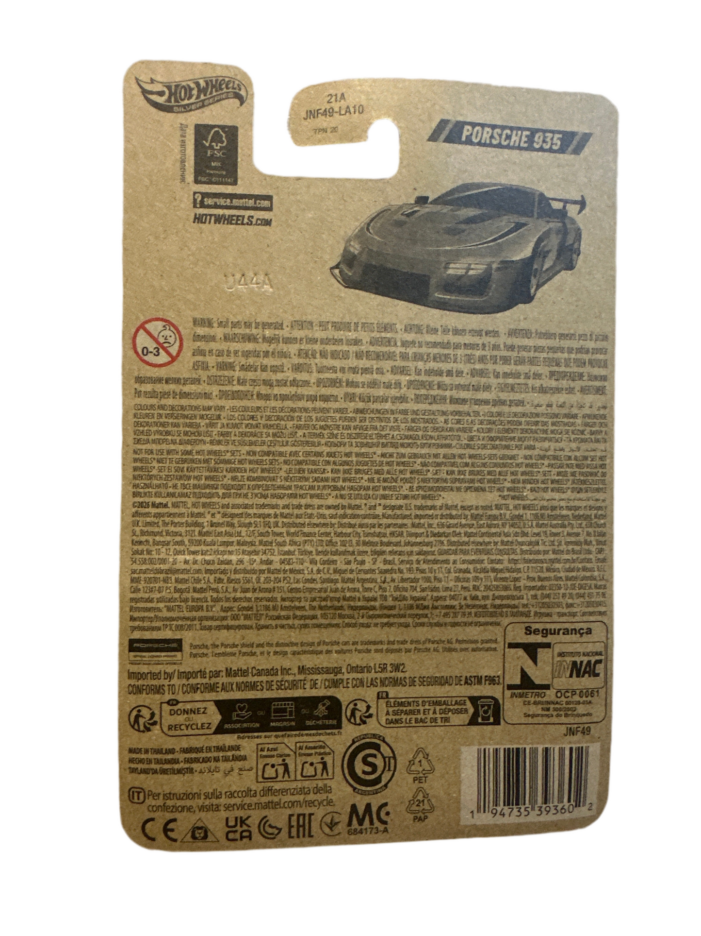 Hot Wheels Silver Series Porsche 935 car 2026 Lunar New Year year of the horse