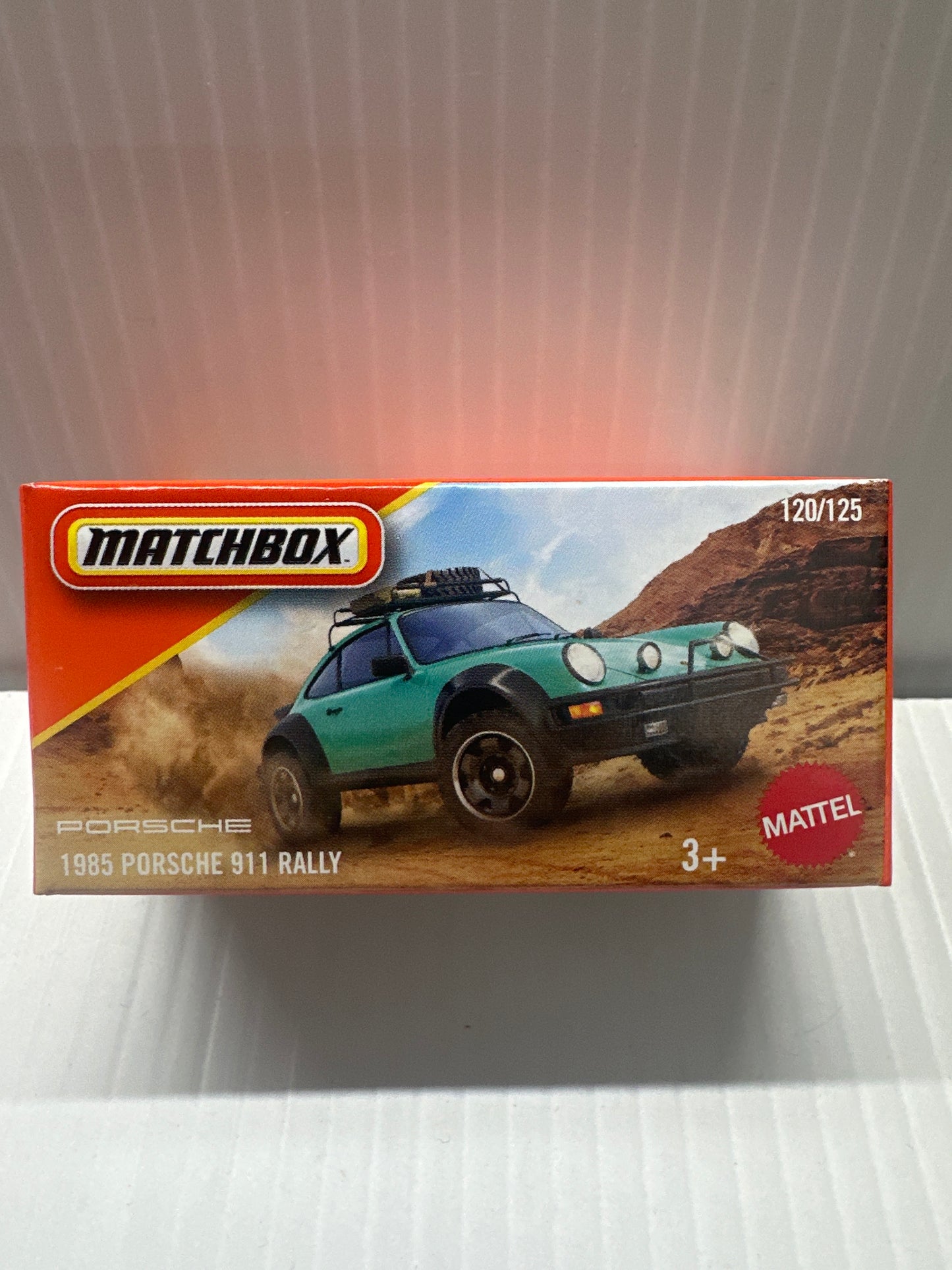 NEW MATCHBOX 2025 POWER GRAB - 1985 PORSCHE 911 RALLY - #120/125