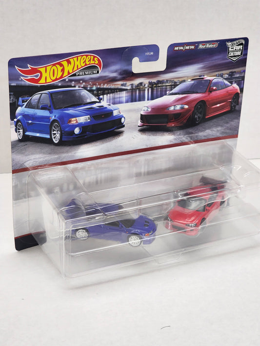 Hot wheels Premium 2 pack Mitsubishi Evo VI and 95 Eclipse