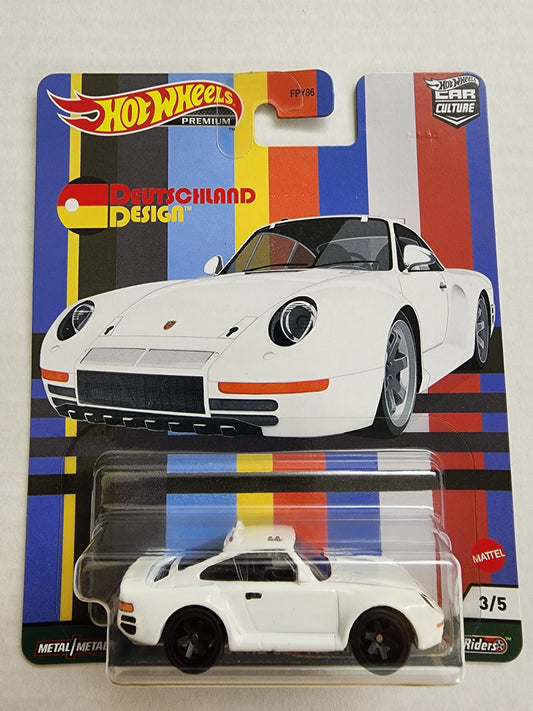 Hot wheels Premium 1/64 Deuatchland Porsche 959 white