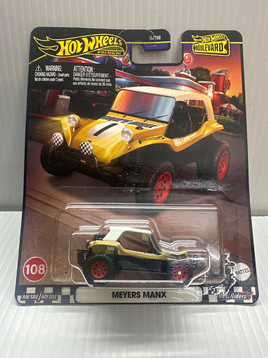 Hot Wheels Boulevard Meyers Manx Gold Volkswagen Buggy No 108 2024
