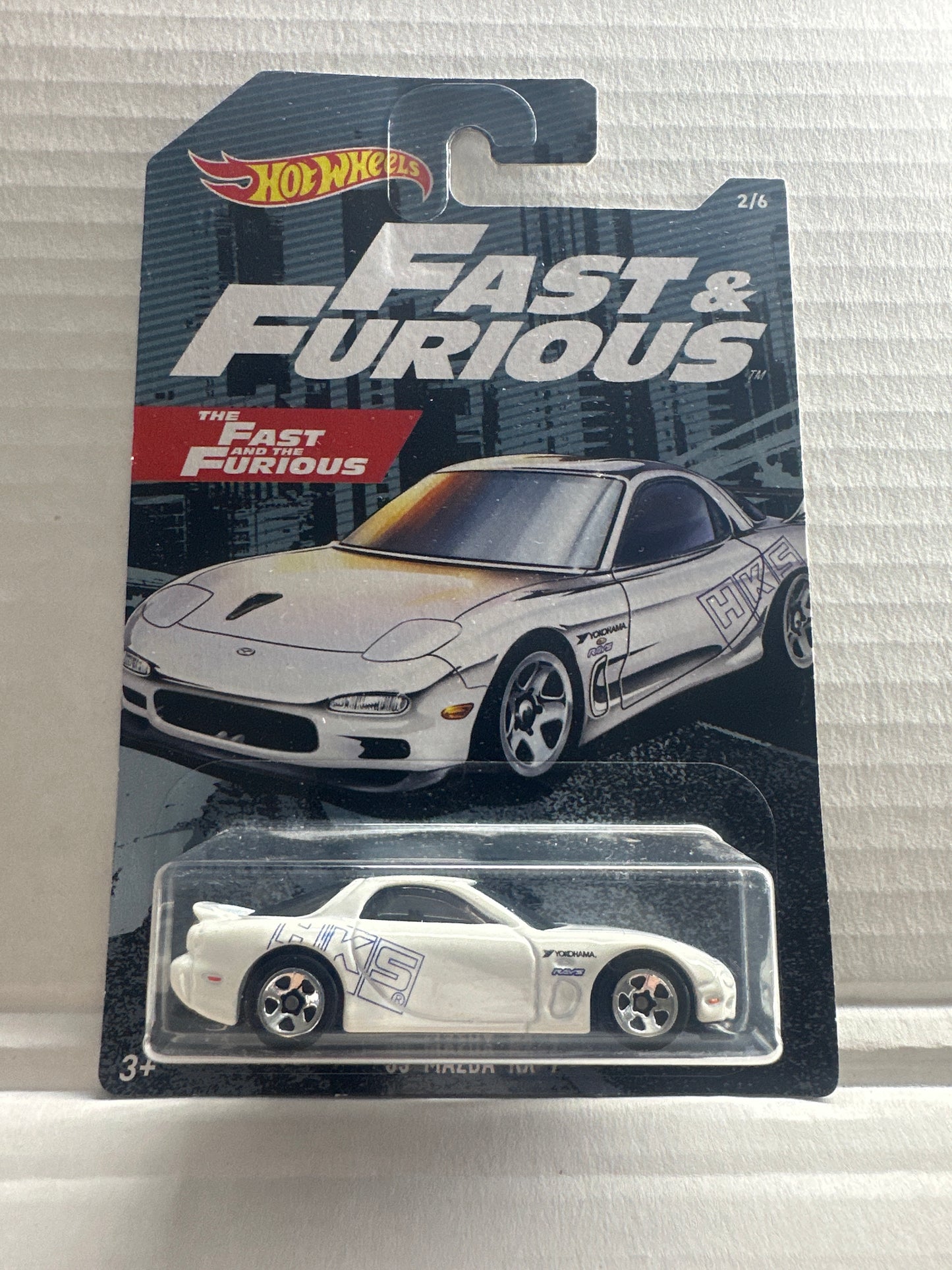 Hot wheels Fast & Furious ‘95 Mazda RX-7 HKS 2/6