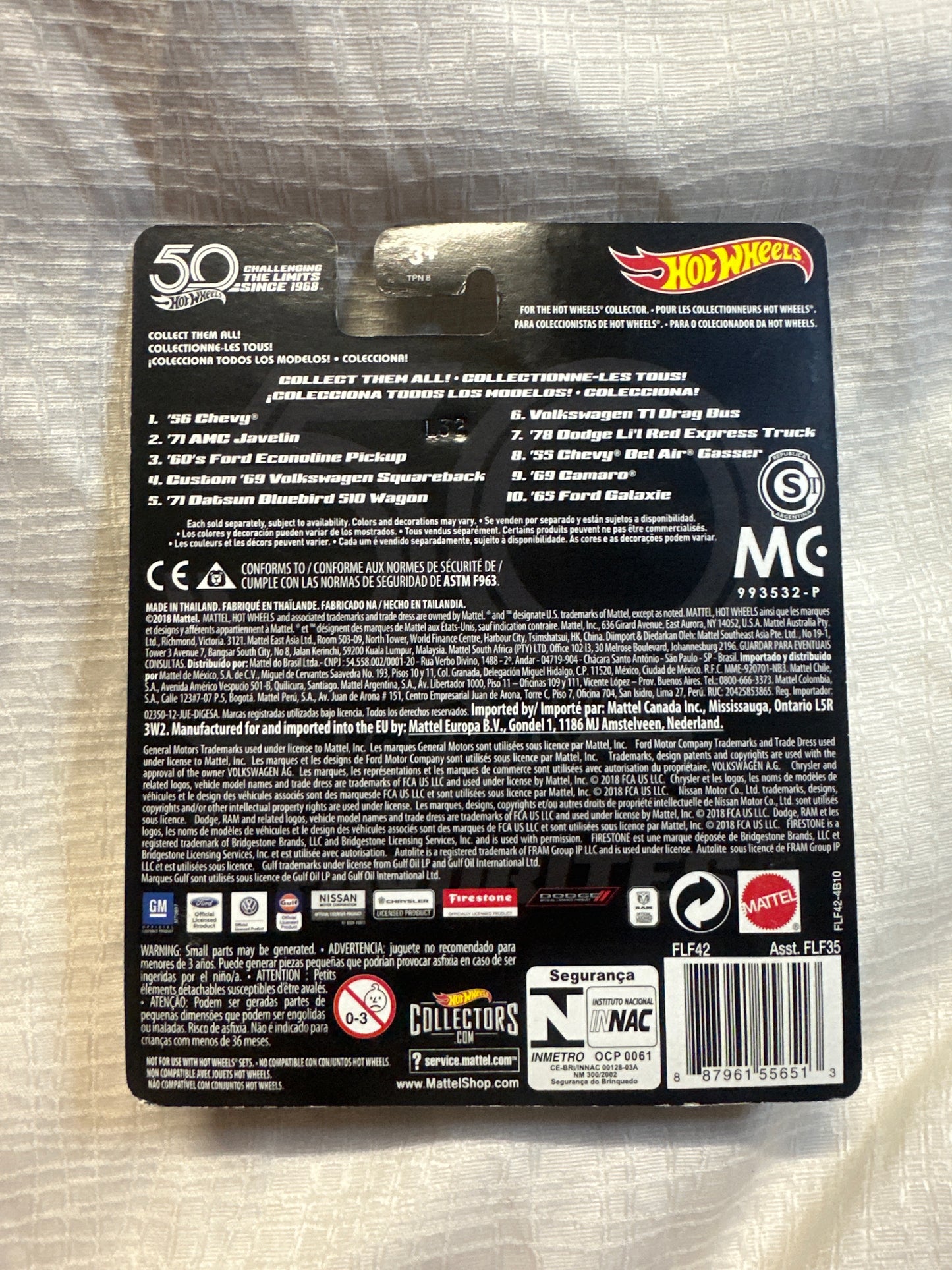 HOT WHEELS 50 YEARS FAVORITES '78 LIL RED EXPRESS DODGE TRUCK! NIP REAL RIDERS