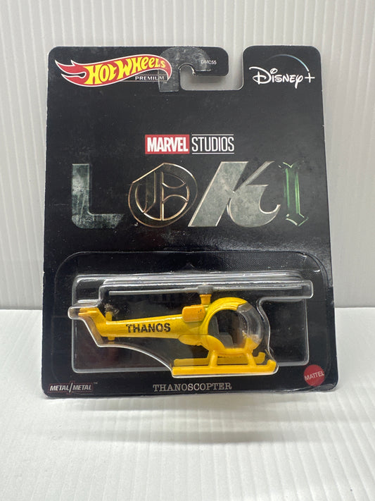 Hot Wheels Premium 2021 Disney Loki 1/64 MOC Thanoscopter