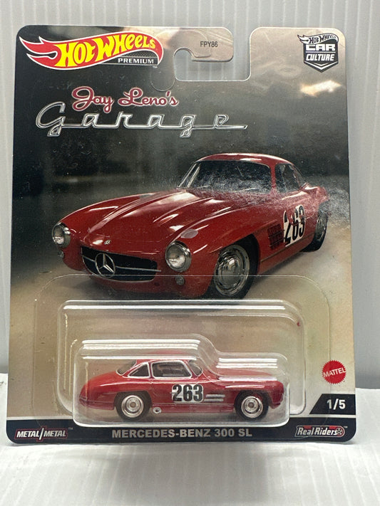 2022 Hot Wheels Car Culture Jay Leno's Garage #1 Mercedes-Benz 300 SL RED | FSC