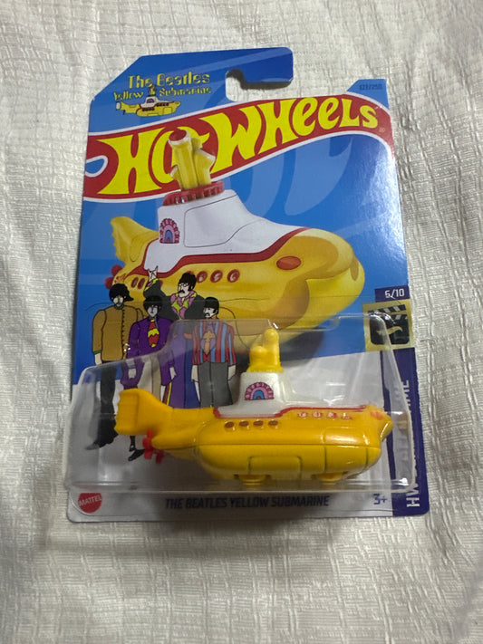 2021 Hot Wheels The Beatles Yellow Submarine, HW Screen Time 6/10