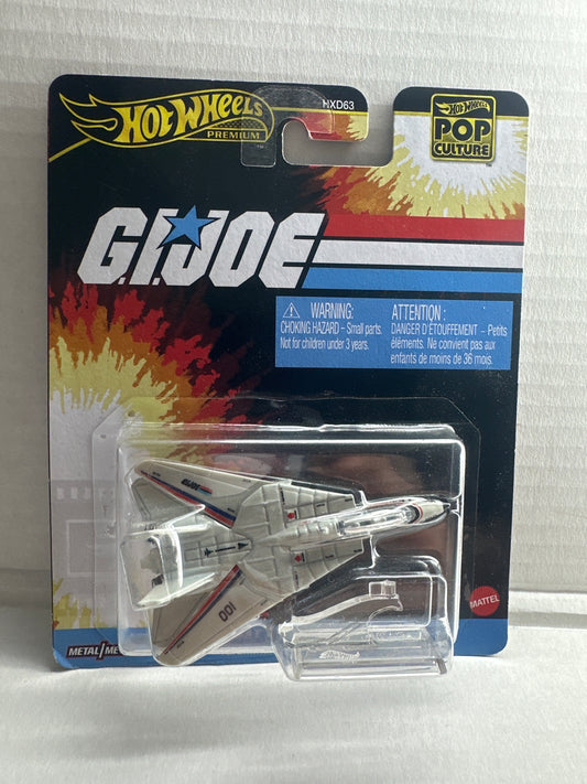 2025 Hot Wheels Premium Pop Culture G.I.JOE Combat Jet Sky Striker (F-14 Tomcat)