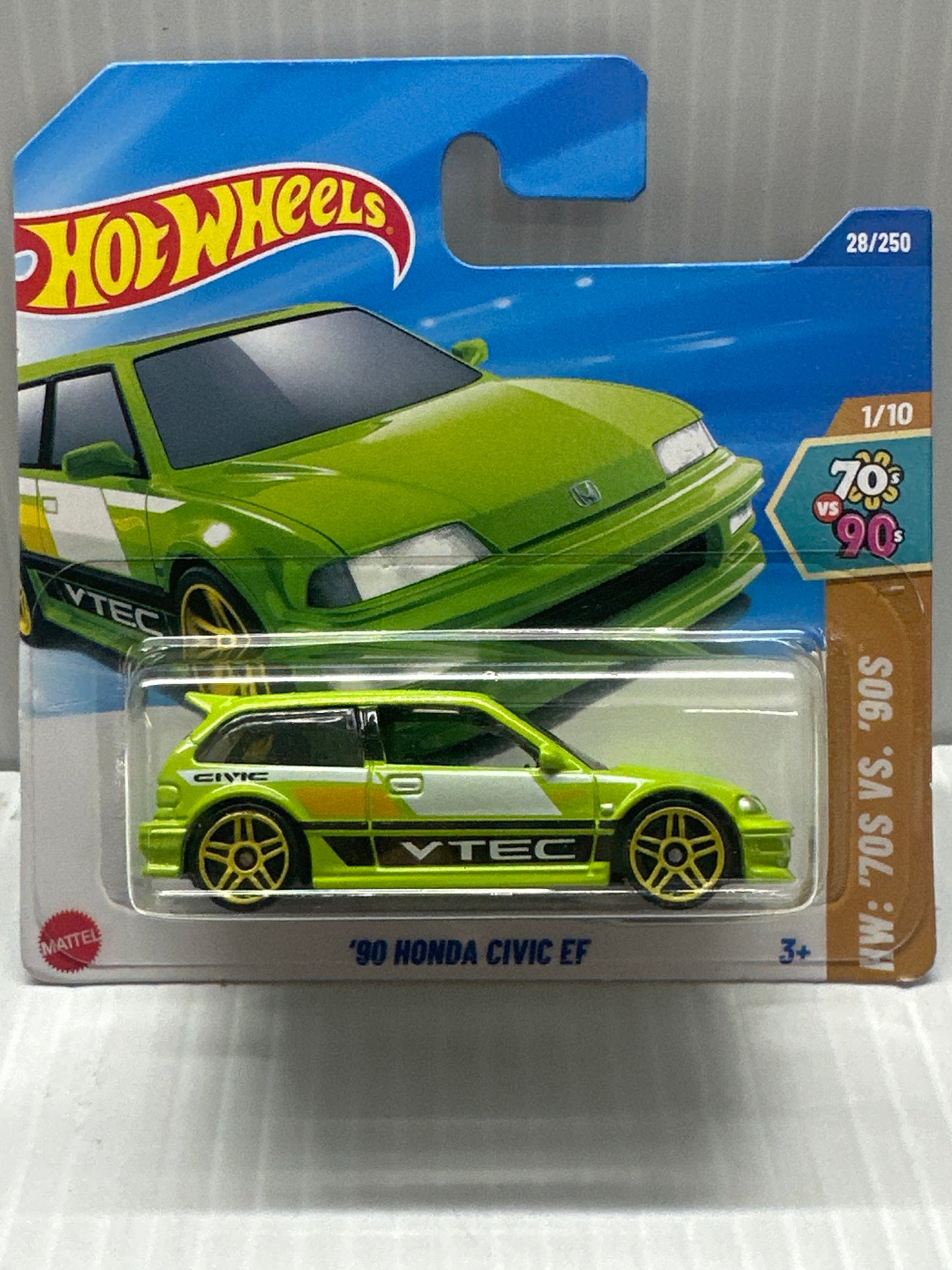 Hot Wheels NEW Case K 2025 '90 Honda Civic EF Green