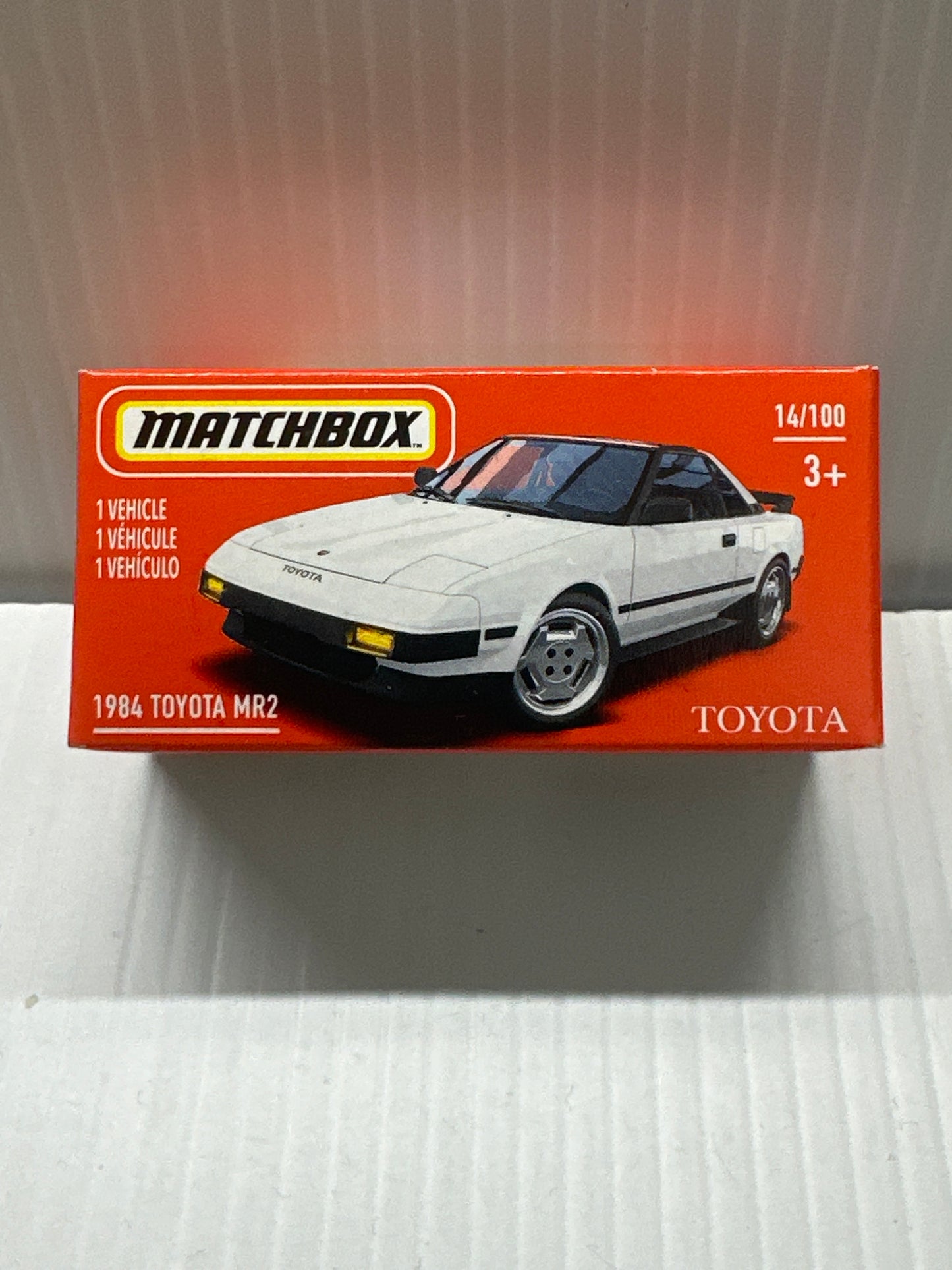 2021 Matchbox Power Grabs WHITE CLASSIC 1984 TOYOTA MR2 SPORTS CAR