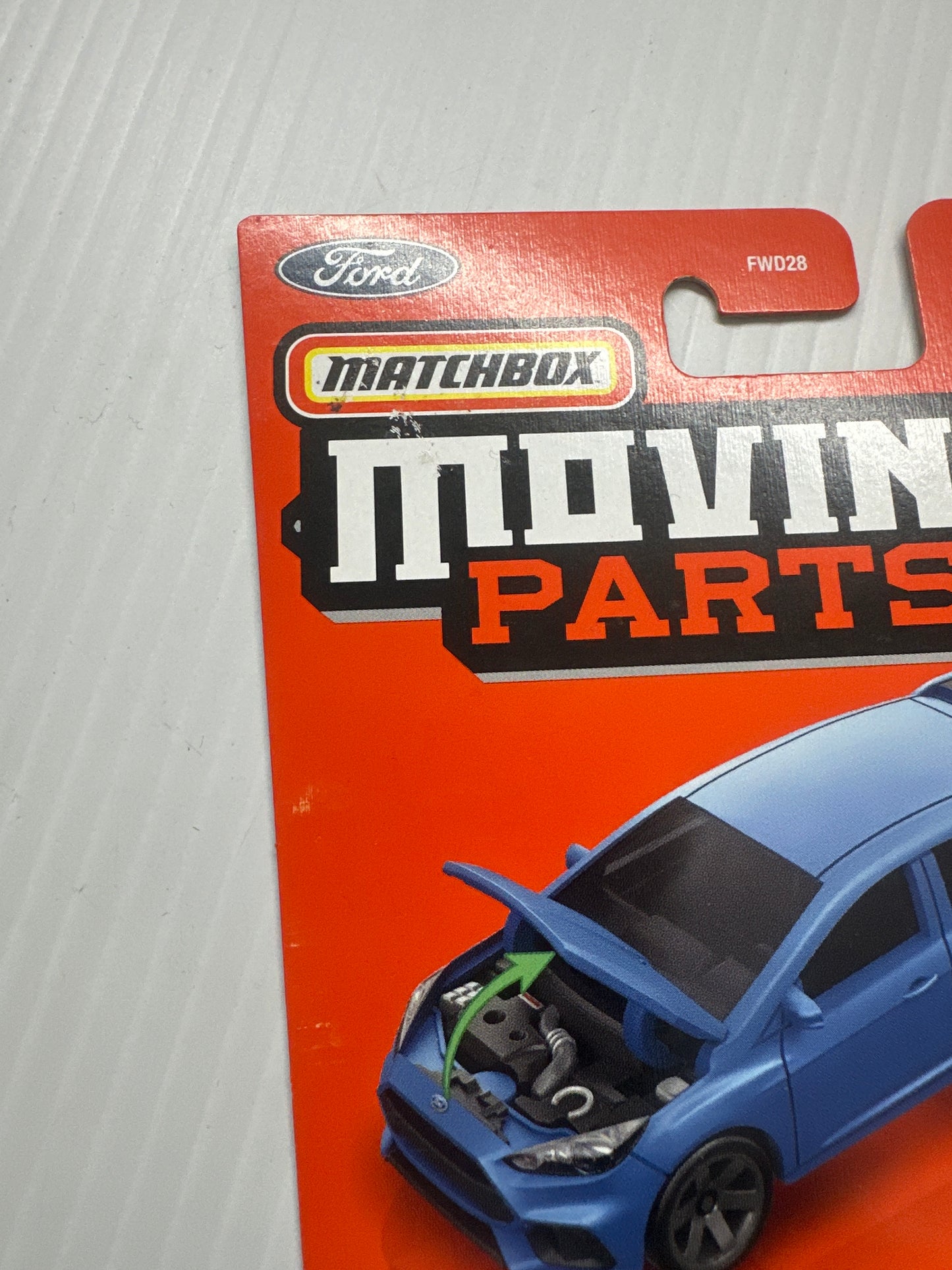 2024 Matchbox Moving Parts LIGHT BLUE 2018 FORD FOCUS RS SPORTS HATCHBACK