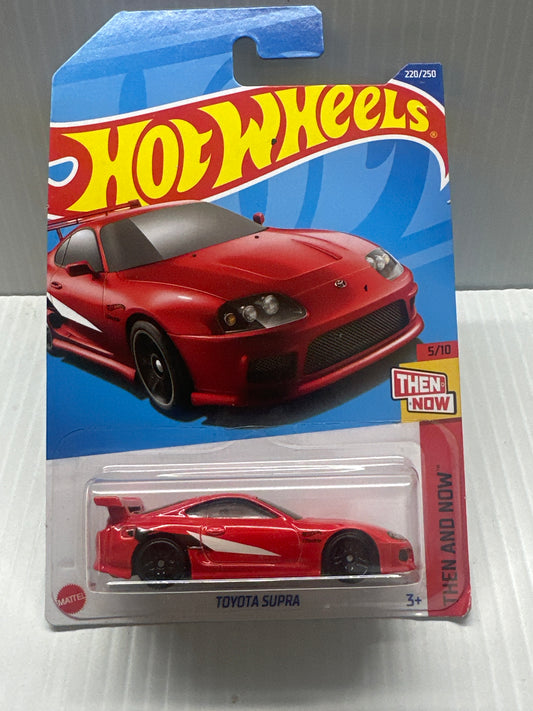 2022 Hot Wheels TOYOTA SUPRA in RED. HW THEN & NOW 5/10