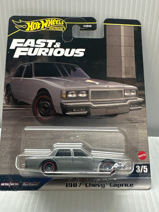 2024 Hot Wheels Premium Fast and Furious 1987 Chevy Caprice 3/5 Grey