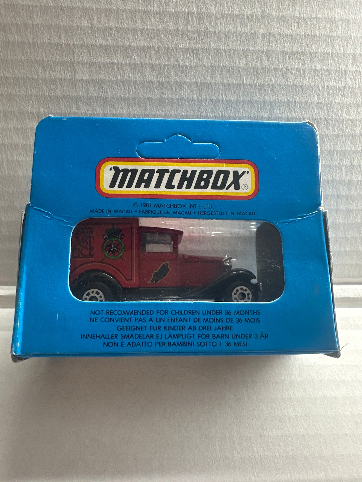 Matchbox MB 38 Ford model A Isle of Manpost office original box #2