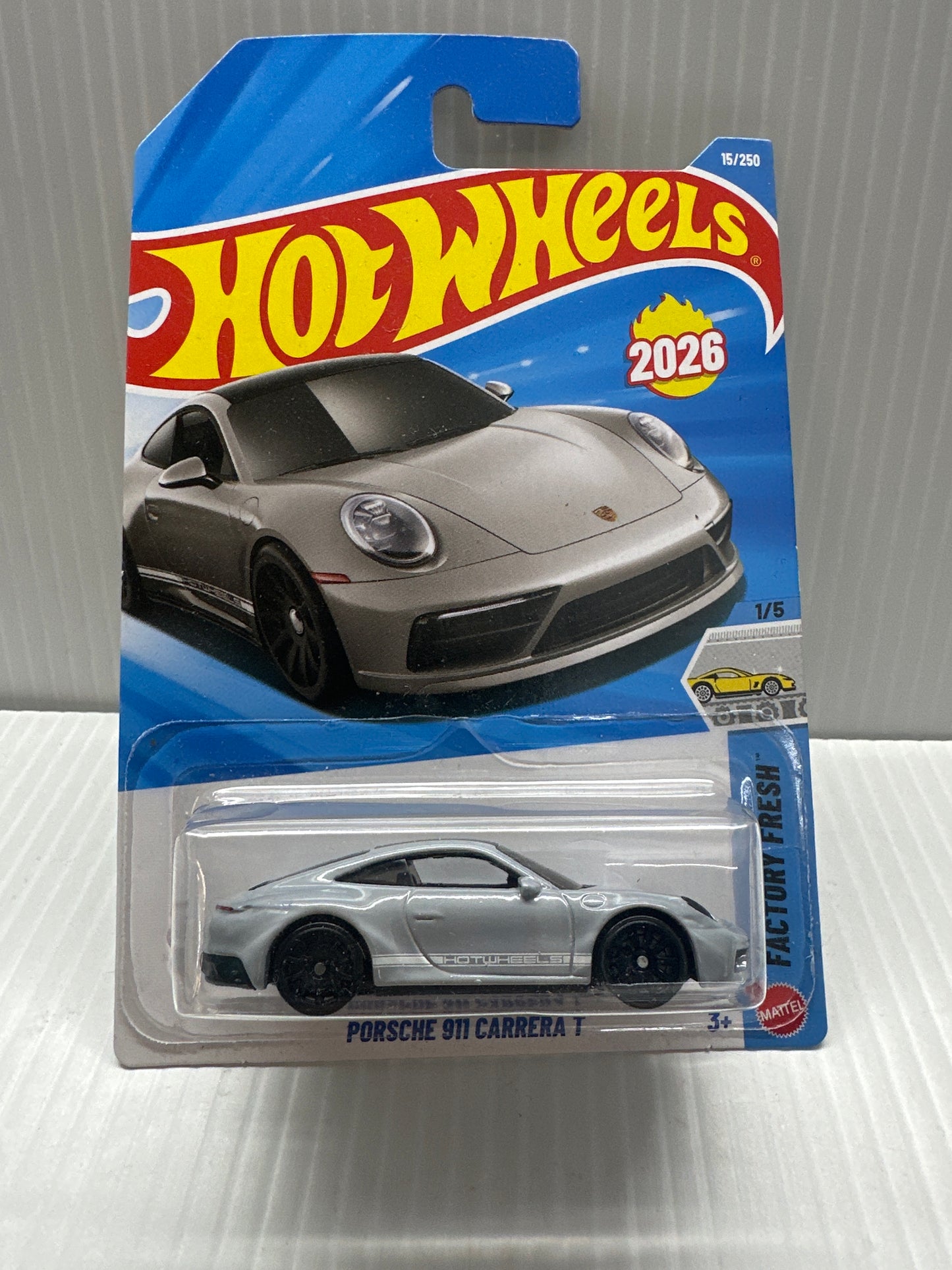 Hot Wheels Mainline 2026 Case A PORSCHE 911 CARRERA T Long Card