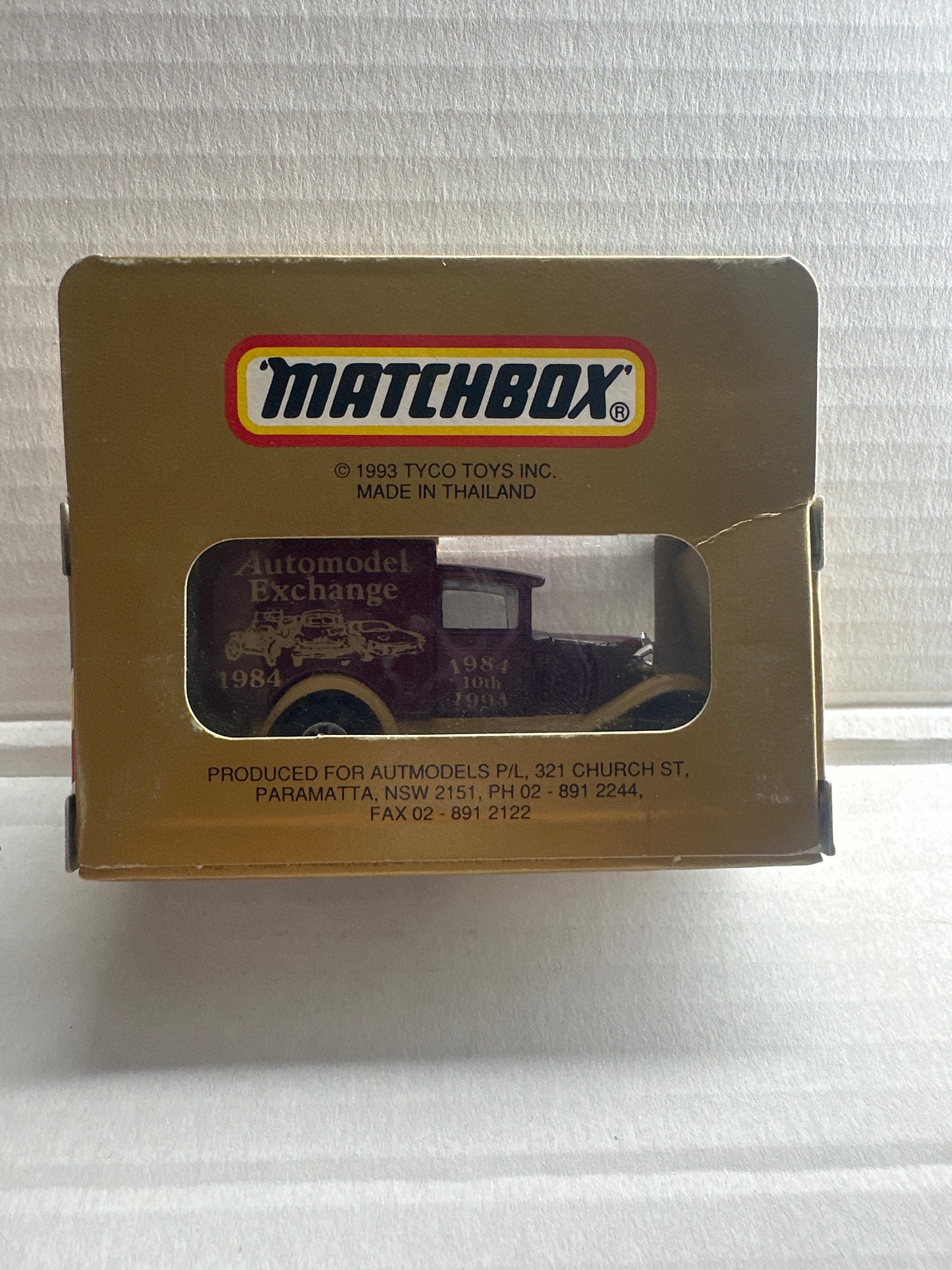 Matchbox MB 38 Ford model A Automodels limited edition original box great condition