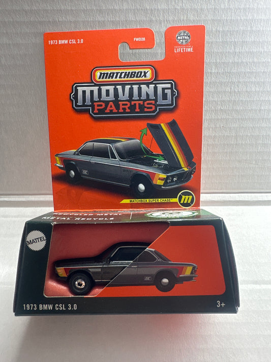 MATCHBOX MOVING PARTS 1973 BMW CSL 3.0 Rare Collectible SUPER CHASE 1:64 Gray