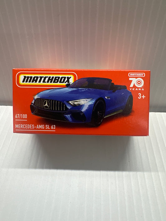 Matchbox Mercedes-AMG SL 63 Blue 2023