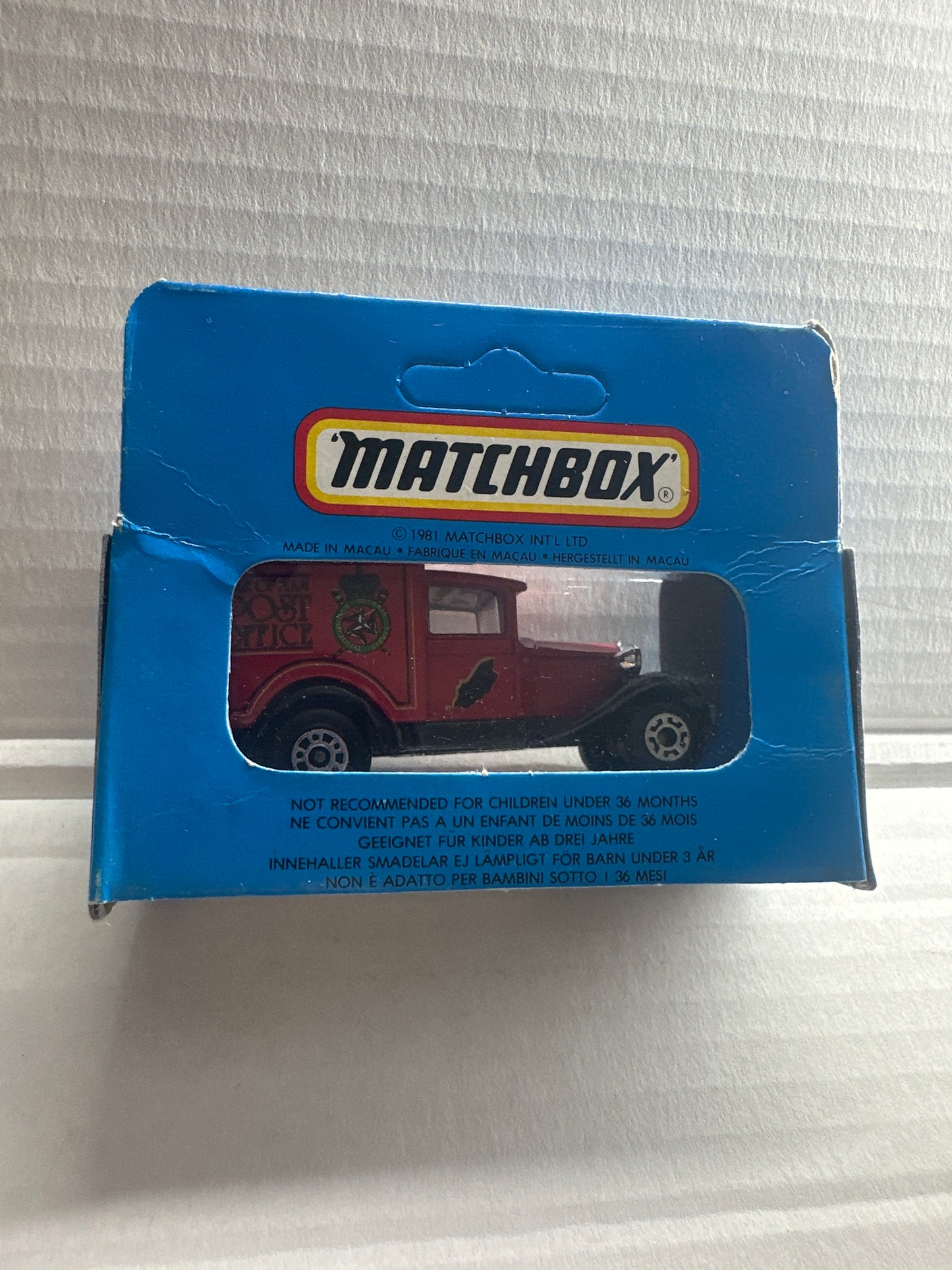 Matchbox MB 38 Ford model A Isle of Manpost office original box #1