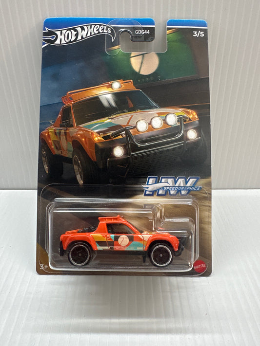 HOT WHEELS PORSCHE 914 SAFARI SPEED GRAPHICS