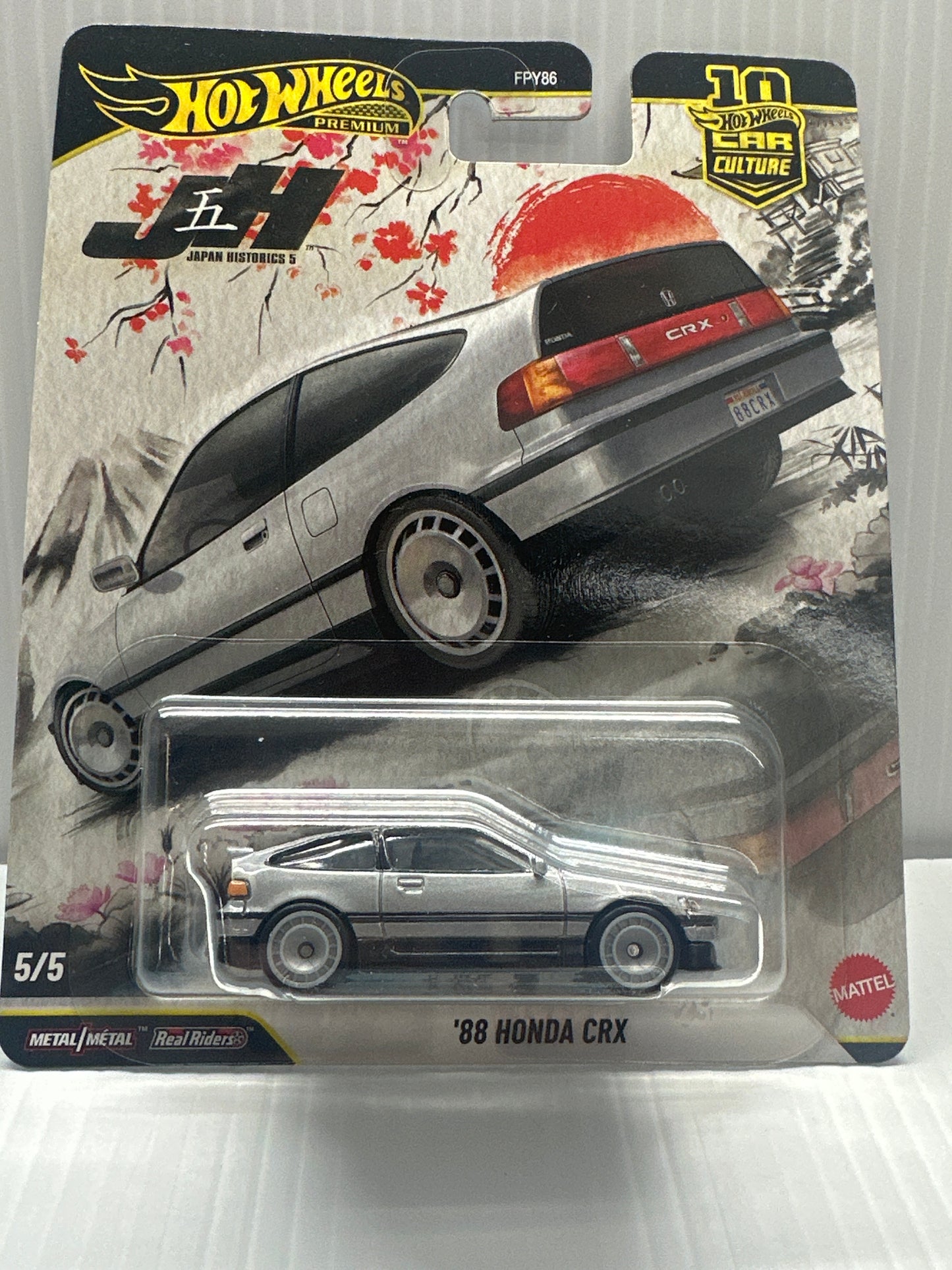 Hot Wheels car culture 88 Honda CRX Japan Historics 5 2025