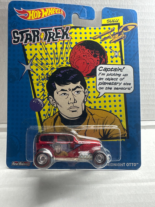Hot Wheels Pop Culture Star Trek Midnight Otto SULU 1:64 Real Riders 2013