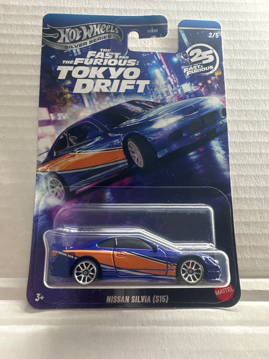 Hot Wheels Silver Series 25 yrs anniversary The Fast and Furious Tokyo Drift Nissan Silvia S15 2/5
