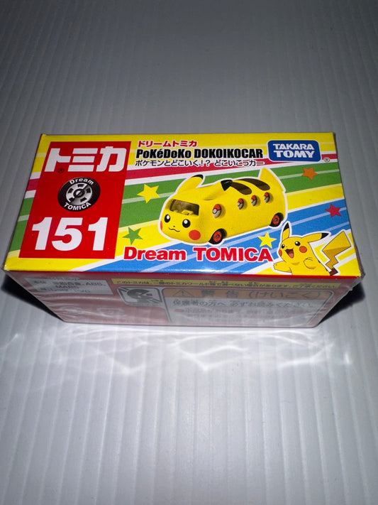 Tomica Takara Tomy Pokémon Pokedoko Dokoikocar yellow no151