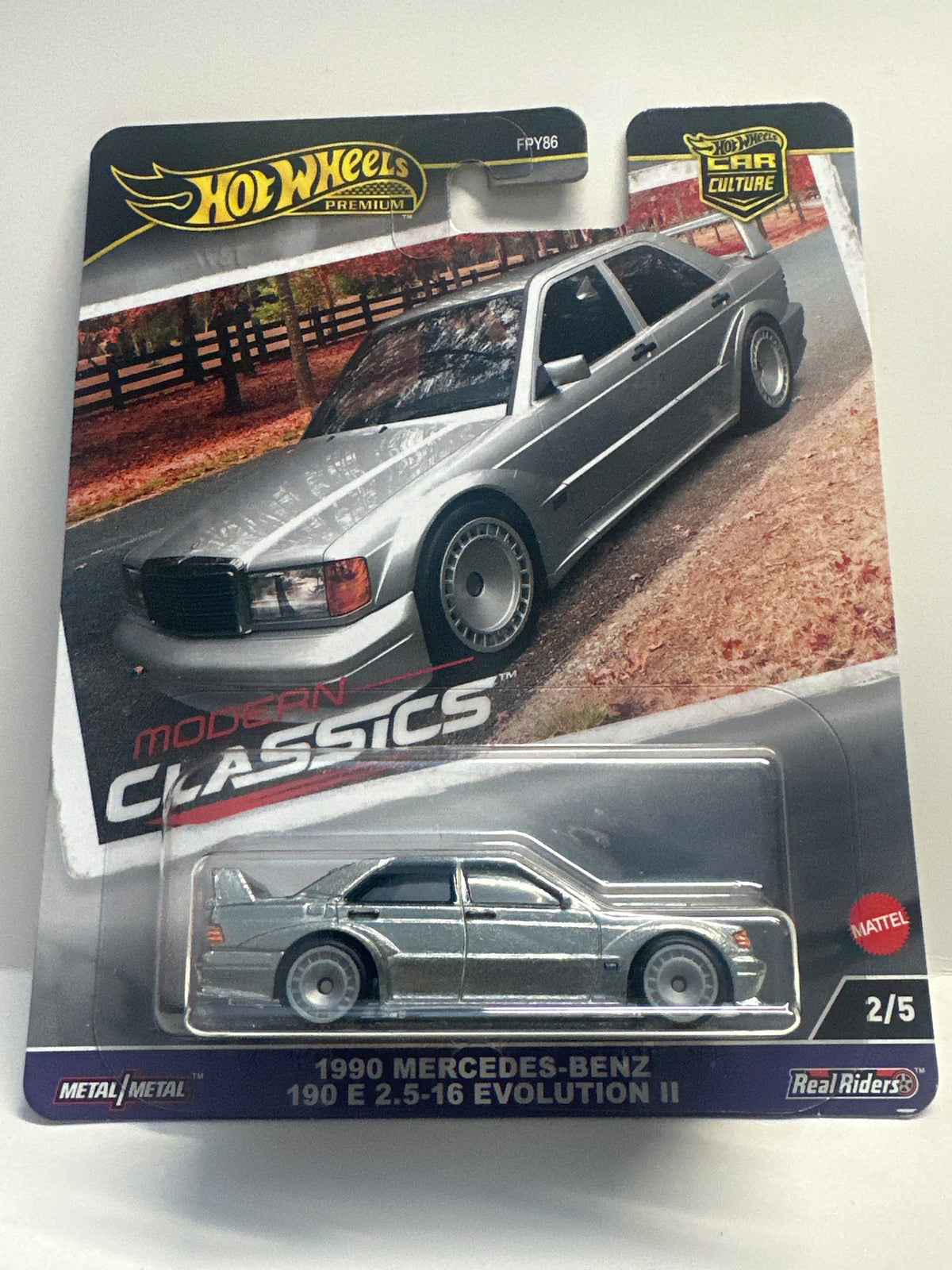 HOT WHEELS 1990 MERCEDES-BENZ 190 E 2.5-16 EVOLUTION MODERN CLASSICS PREMIUM
