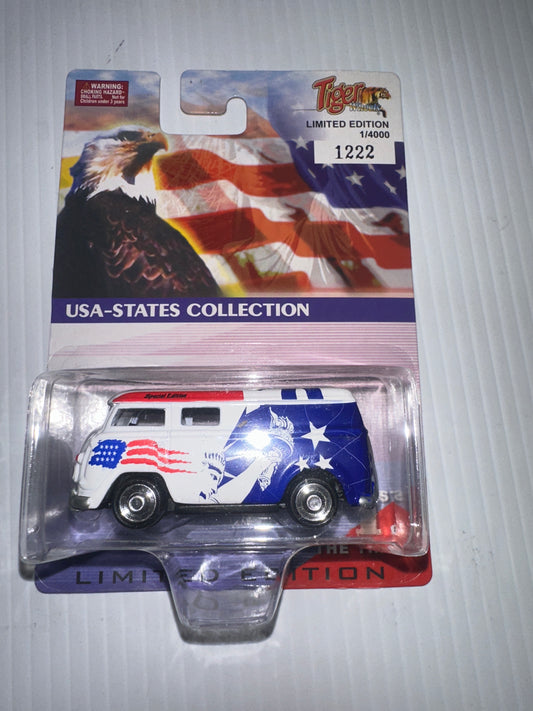Tiger Wheels V W panel Bus New York USA States Collection 1 of 4000 #1222