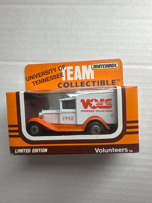 Matchbox White Rose Collectibles SF38 Model A Van "Tennessee Vols original box great condition