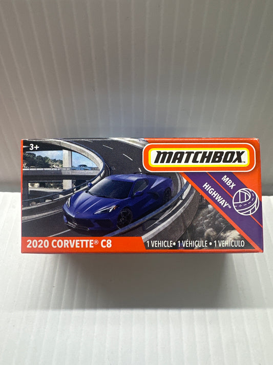 Matchbox Superfast / MB 1221 - '20 Chevy Corvette C8 - Blue