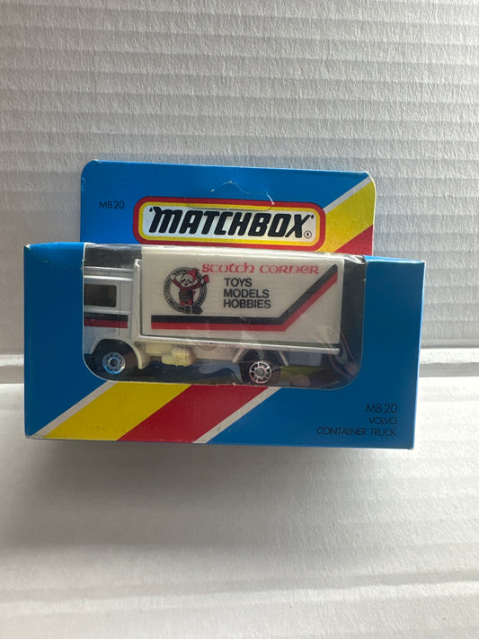 Matchbox MB20 Volvo container LKW scotch corner original box