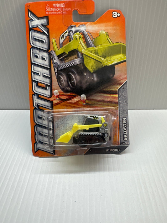 2012 Matchbox SKIDSTER Silver 1/120 LITTLE BEND Airport