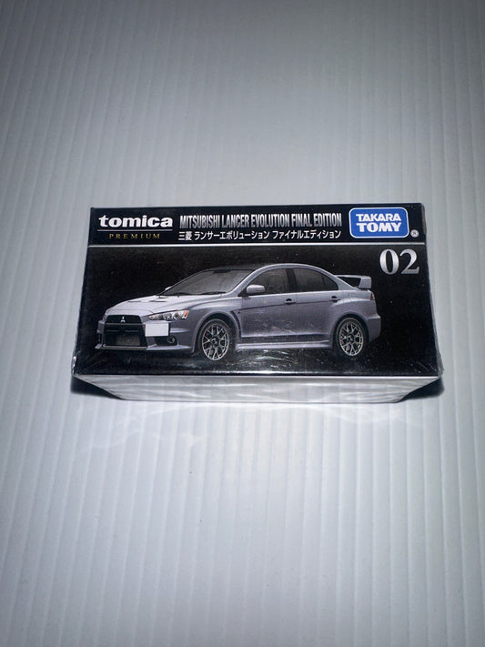 Tomica Premium Mitsubishi lancer evolution final edition 1.61 grey new no 2