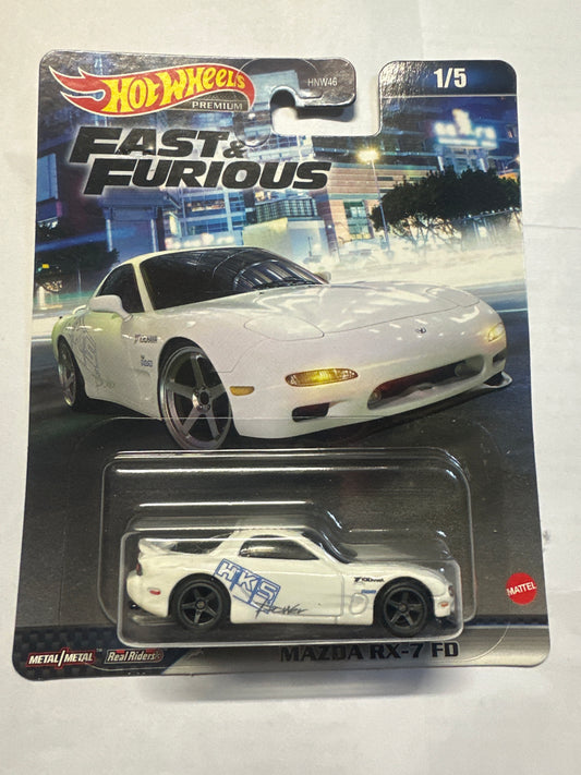 Hot Wheels Premium Fast & Furious Mazda RX-7 FD #1/5 New 2023 Series