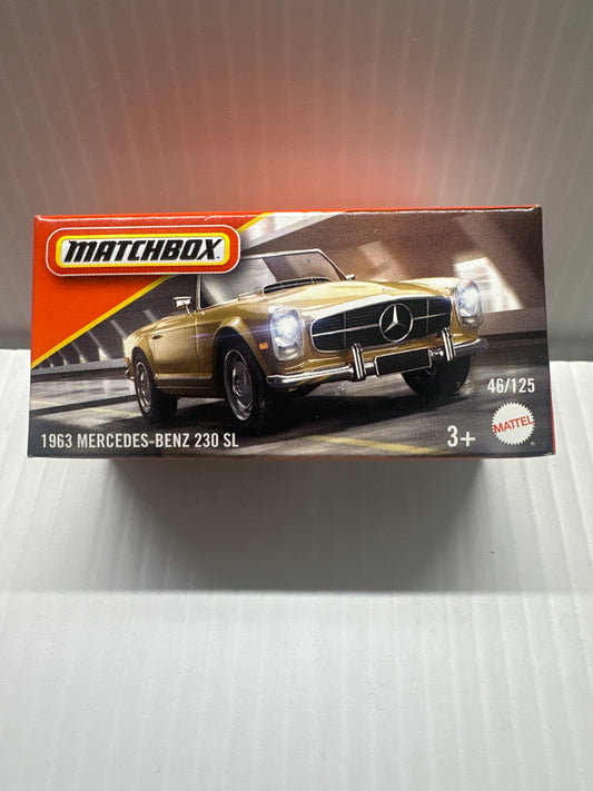 Matchbox 1963 Mercedes Benz 230 SL Gold #46