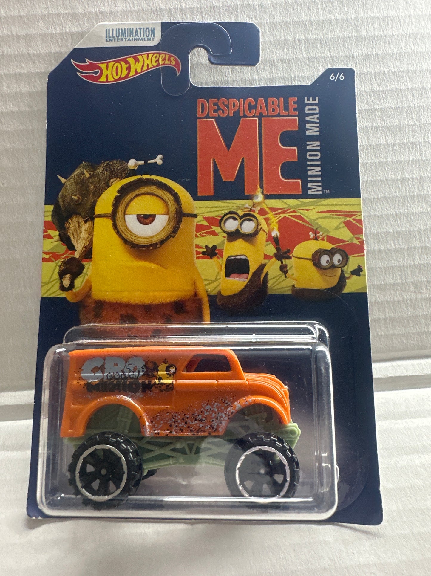 Hot Wheels 2017 Despicable Me #6 Monster Dairy Delivery Orange 1:64 DWF14