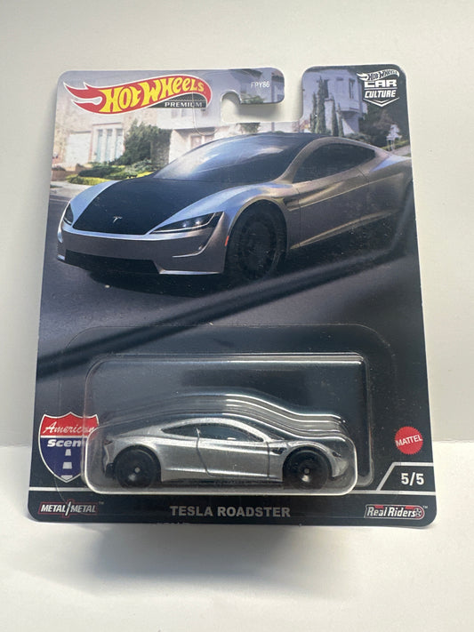 Hot Wheels Car Culture 2022 American Scene Tesla Roadster