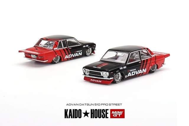 Kaidohouse Mini Gt Datsun 510 Sedan Pro Street Advan