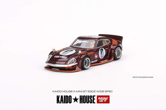 Kaidohouse Mini Gt Datsun Fairlady Z Widebody Spec Dark Red