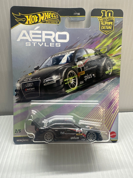 Hot Wheels 2008 Audi A4 Touring Car Aero Styles FPY86-961U 1/64