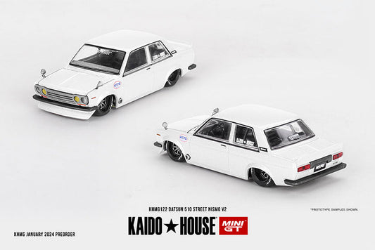 Mini GT
Kaidohouse x Mini GT 1:64 Datsun 510 Street Nismo V2 White
