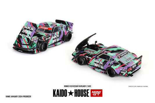Mini GT
Kaido House x Mini GT 1:64 Nissan Fairlady Z HKS