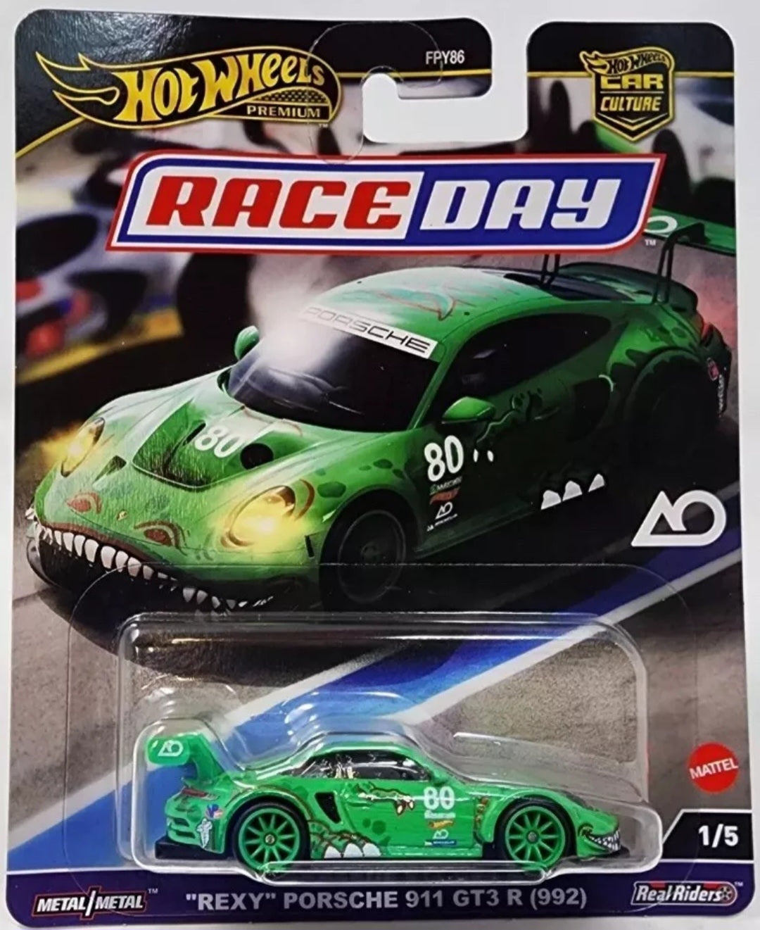 Hot wheels Premium 2024 Race Day Rexy Porsche 911 Gt3 R 992