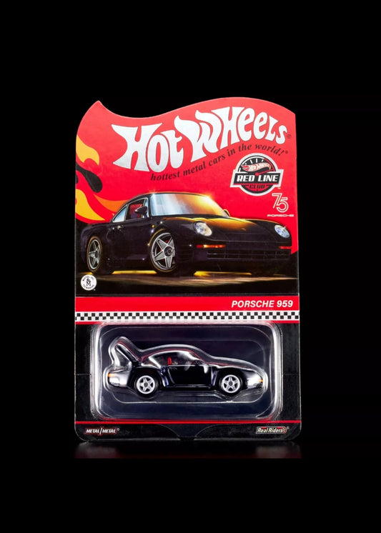 Hot Wheels Collectors RLC Exclusive 1986 Porsche 959 Spectraflame Black