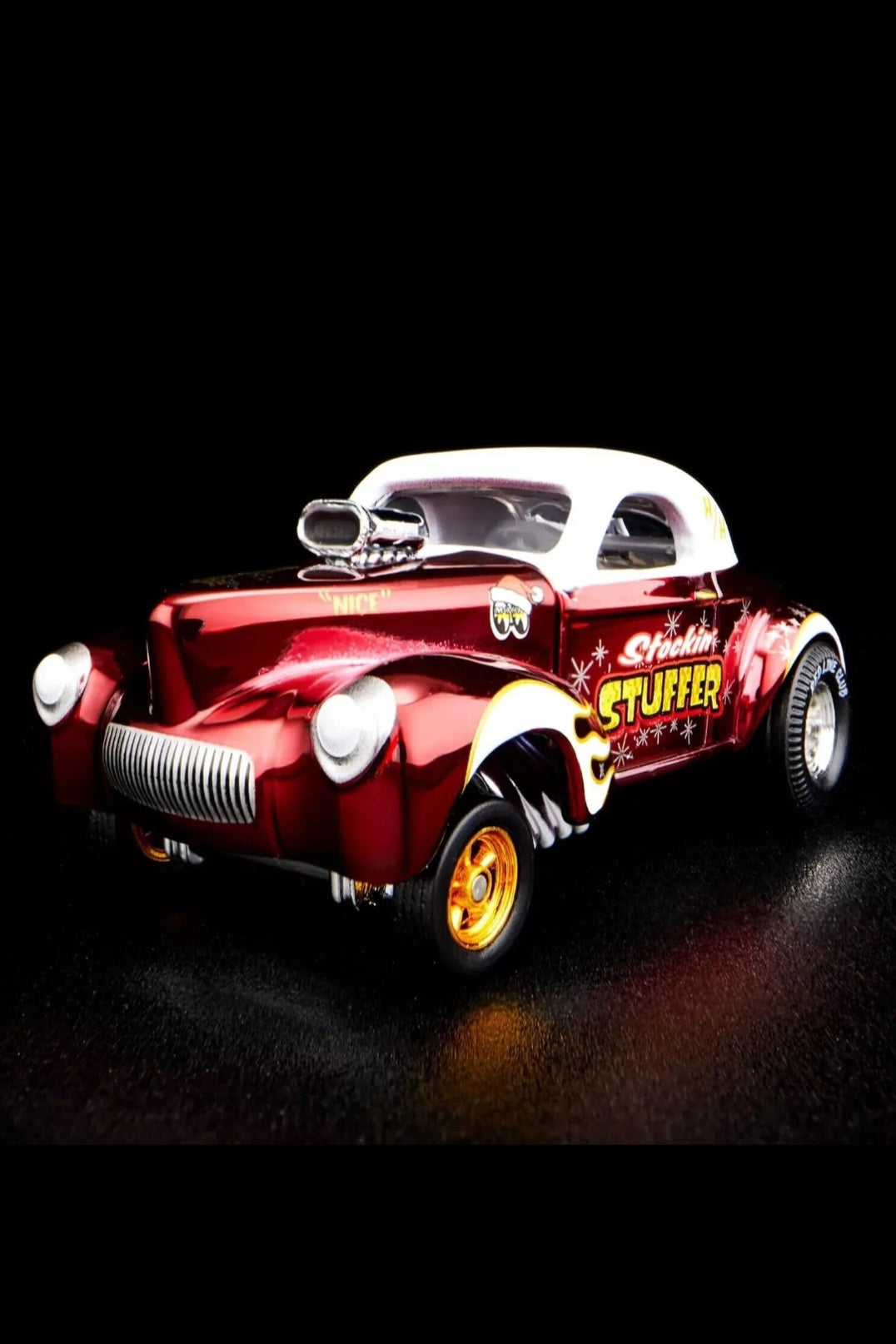 Hot Wheels RLC '41 Willys Gasser Holiday Car Stockin' Stuffer Hot Rod Kustom
