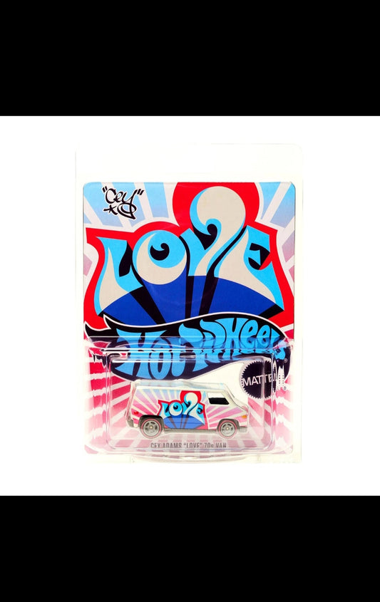 Hot Wheels x Cey Adams Love 70's Dodge Van - Mattel Creations Collaboration RLC