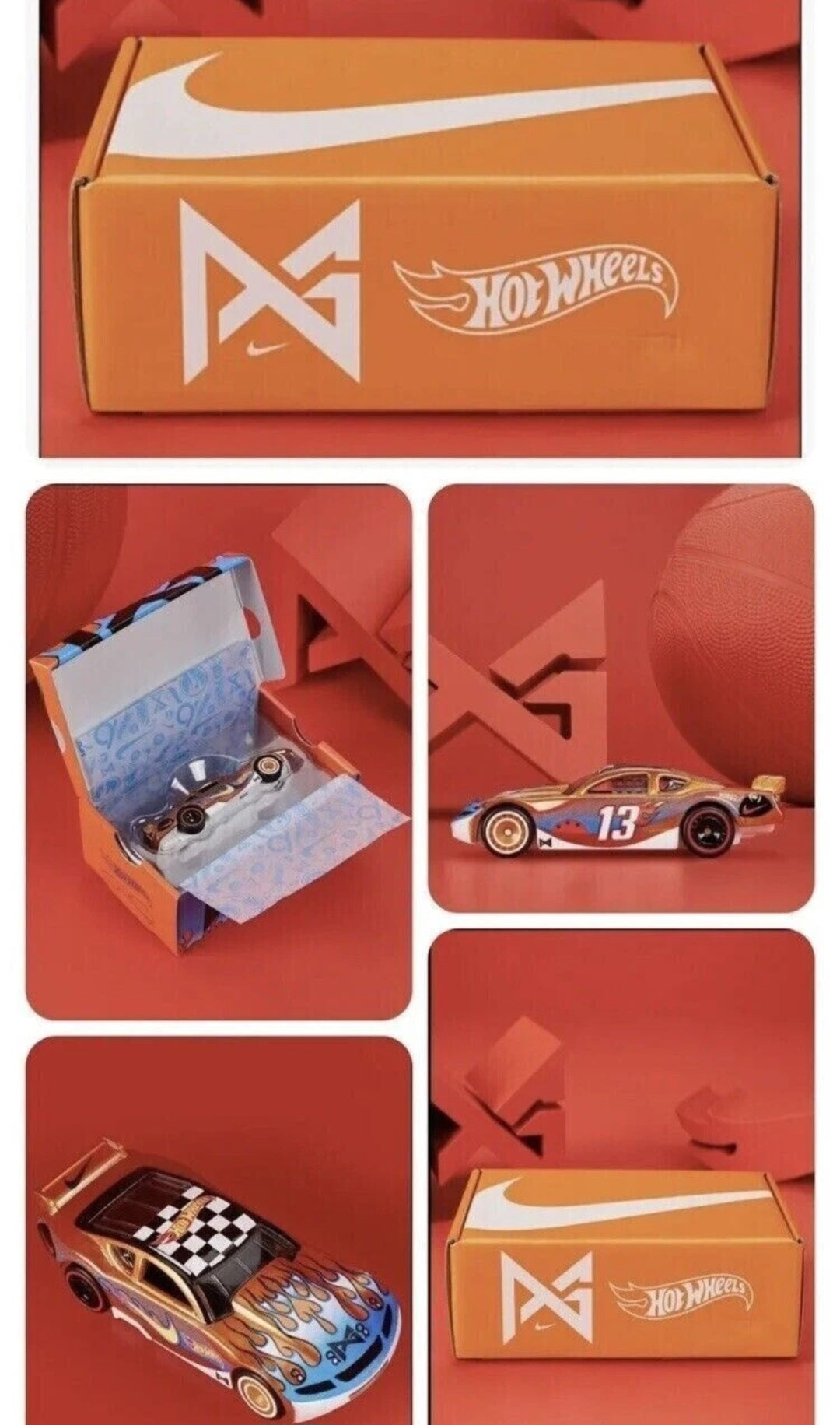 Mattel Hot Wheels 2022 Paul George X Nike X NBA Nike Circle Tracker